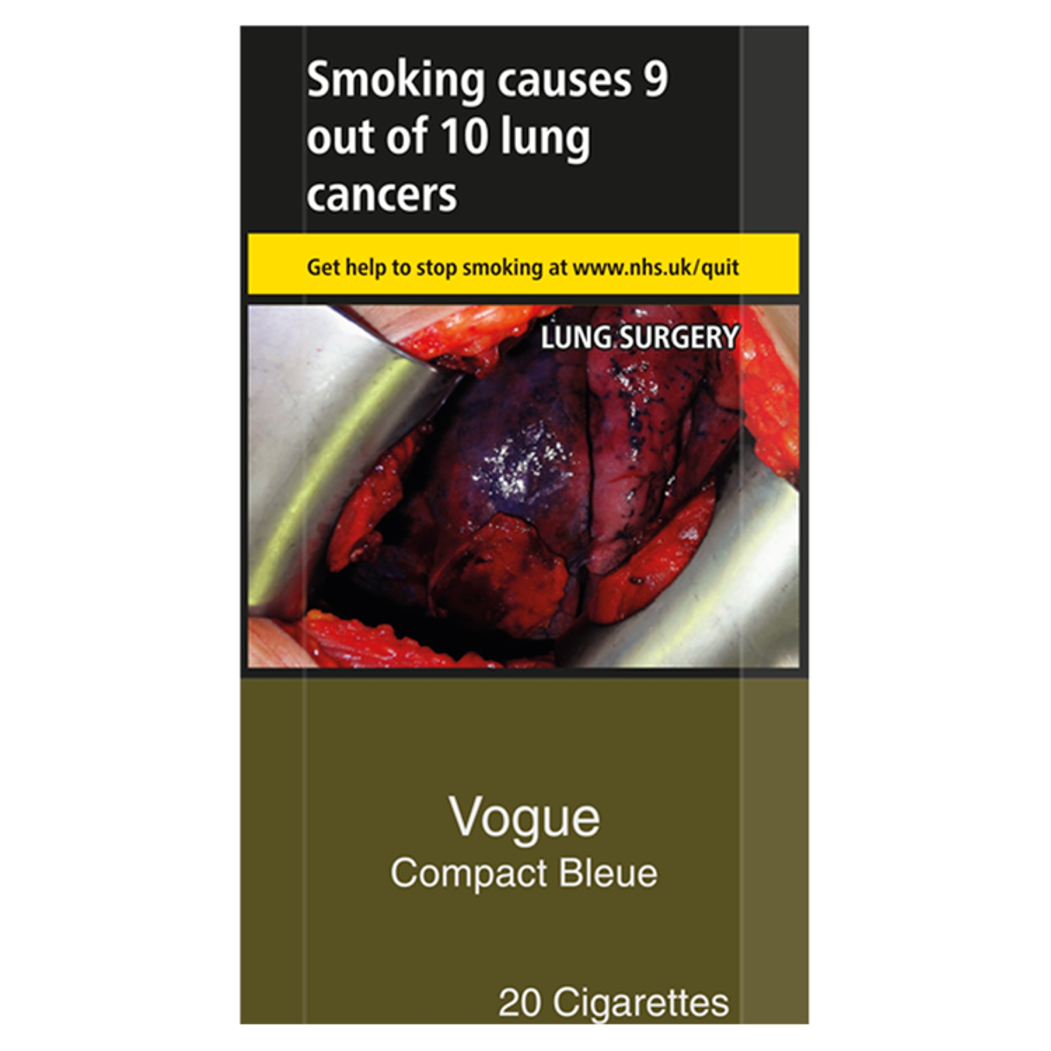 VOGUE BLEUE COMPACT 20 CIGARETTES - Image 1