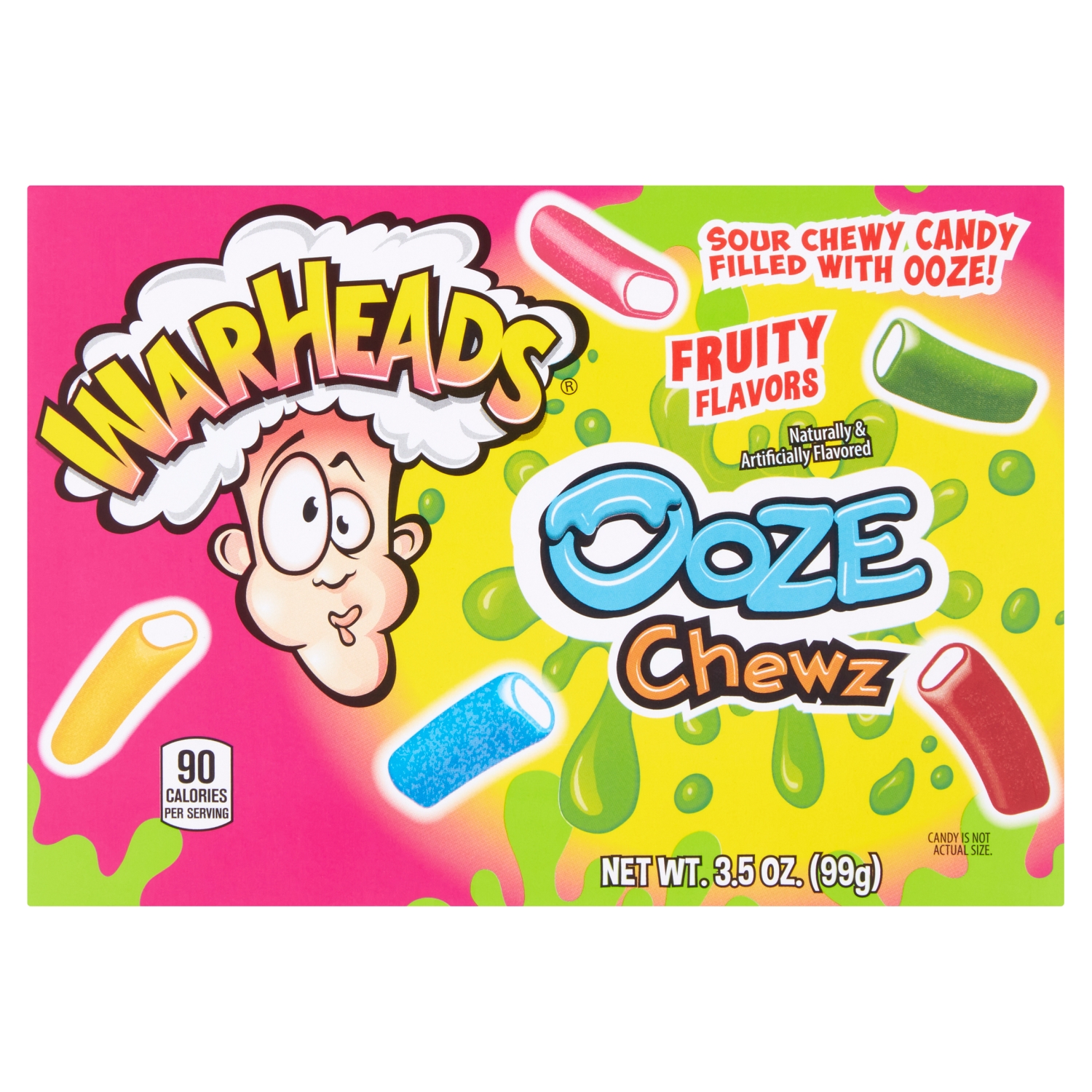 WARHEADS OOZE CHEWS THEATRE BOX 99G - Image 1