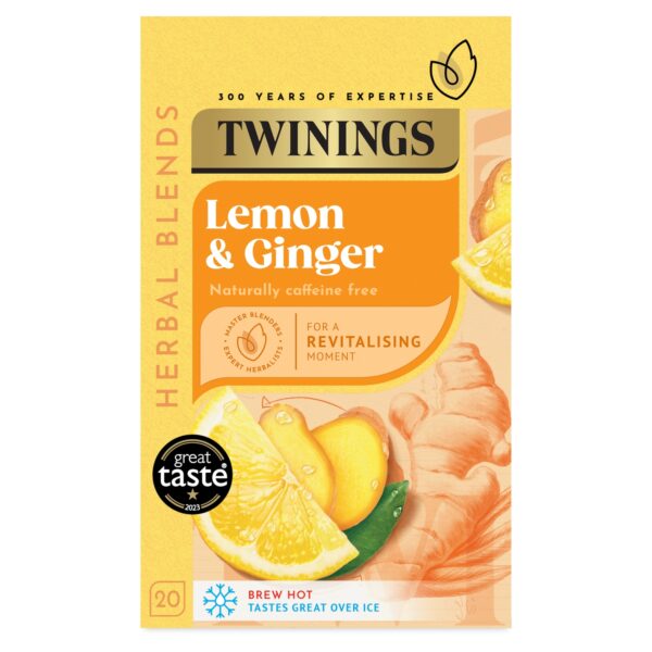 TWININGS LEMON & GINGER 20S