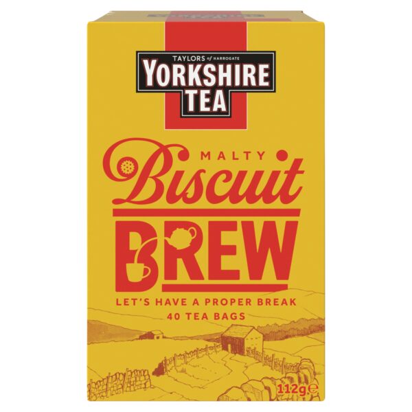 YORKSHIRE TEA BISCUIT BREW 40S 100G