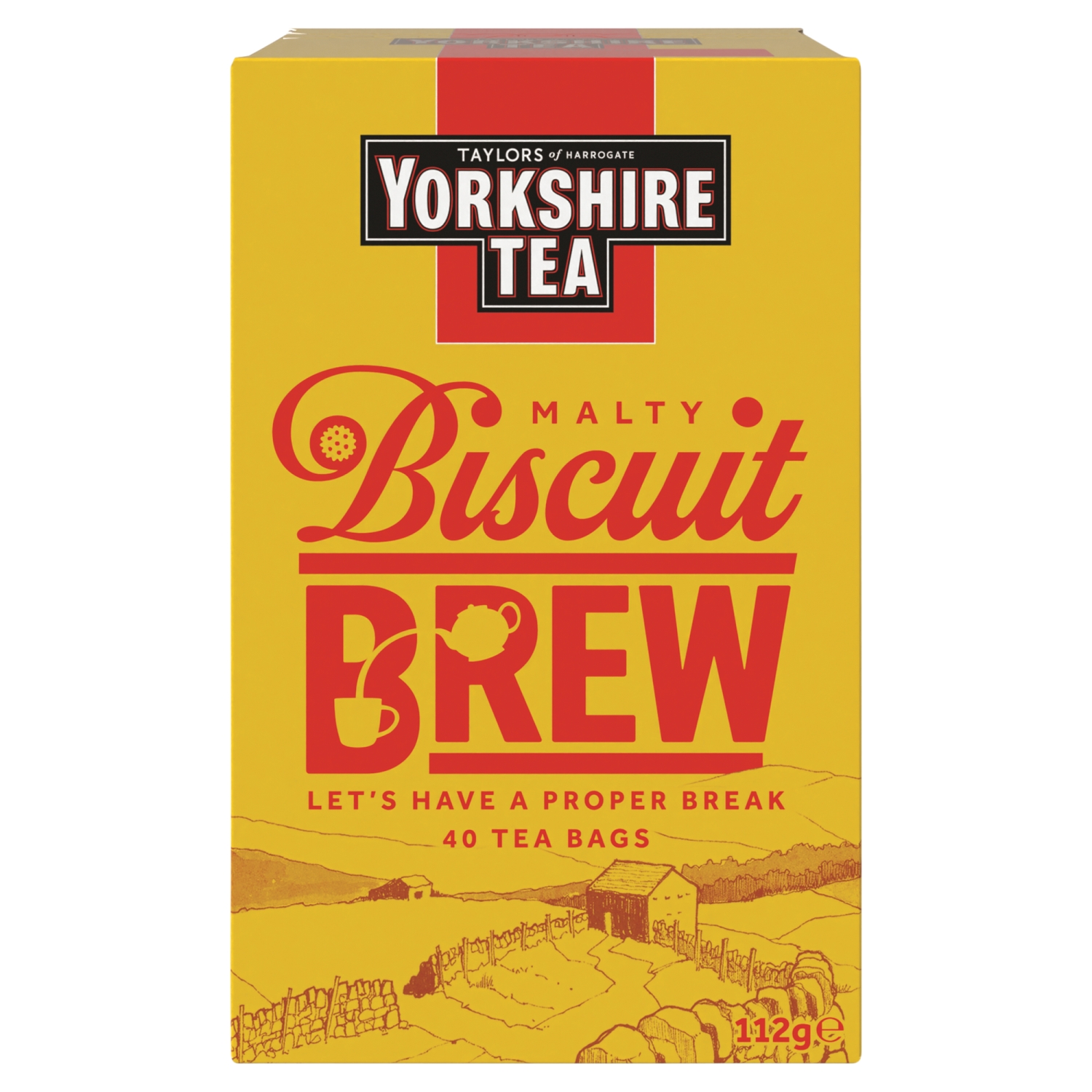 YORKSHIRE TEA BISCUIT BREW 40S 100G - Image 1