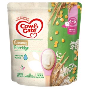 COW & GATE CREAMY PORRIDGE FROM 4-6M ONWARD 125G