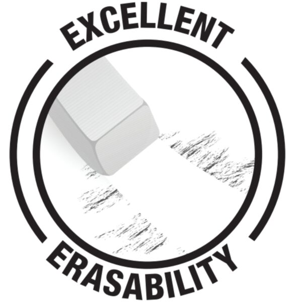 BIC ECOLUTIONS 655 HB GRAPHITE PENCILS 4PK