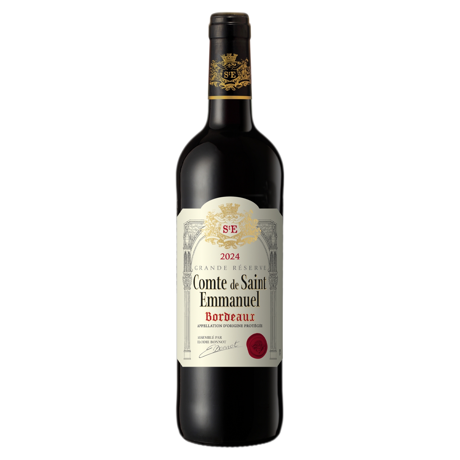 COMTE DE SAINT EMMANUEL 2019 AOP BORDEAUX 75CL - Image 1