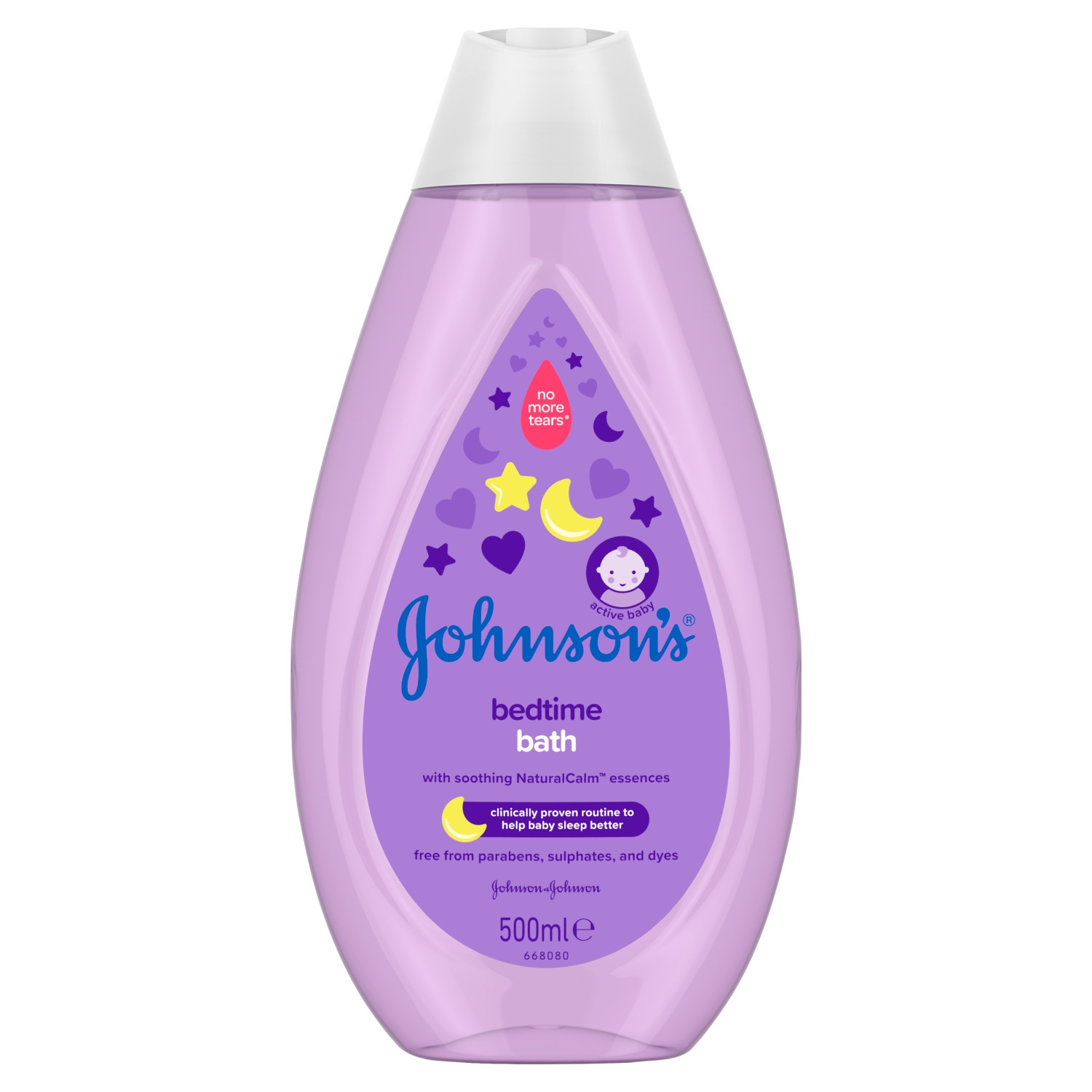 JOHNSONS NEW BABY BEDTIME BATH 500ML - Image 1