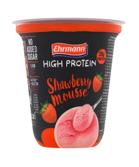 EHRMANNS HIGH PROTEIN STRAWBERRY MOUSSE 200G