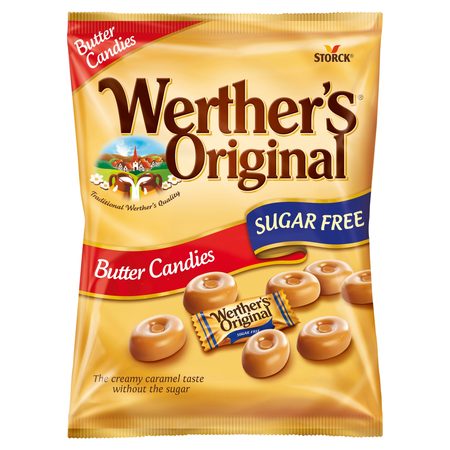 WERTHERS ORIGINAL SUGARFREE 80G - Image 1