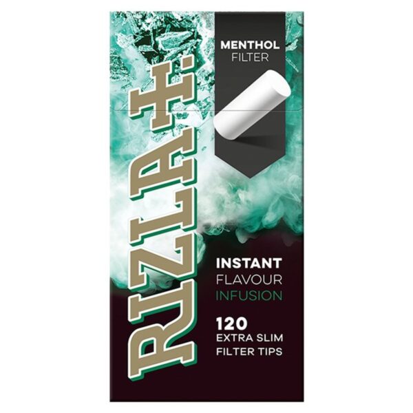 RIZLA MENTHOL EXTRA SLIM TIPS 120S