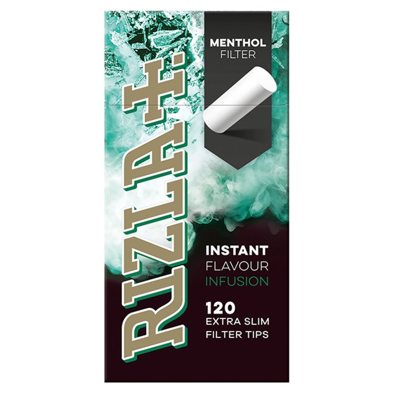 RIZLA MENTHOL EXTRA SLIM TIPS 120S - Image 1