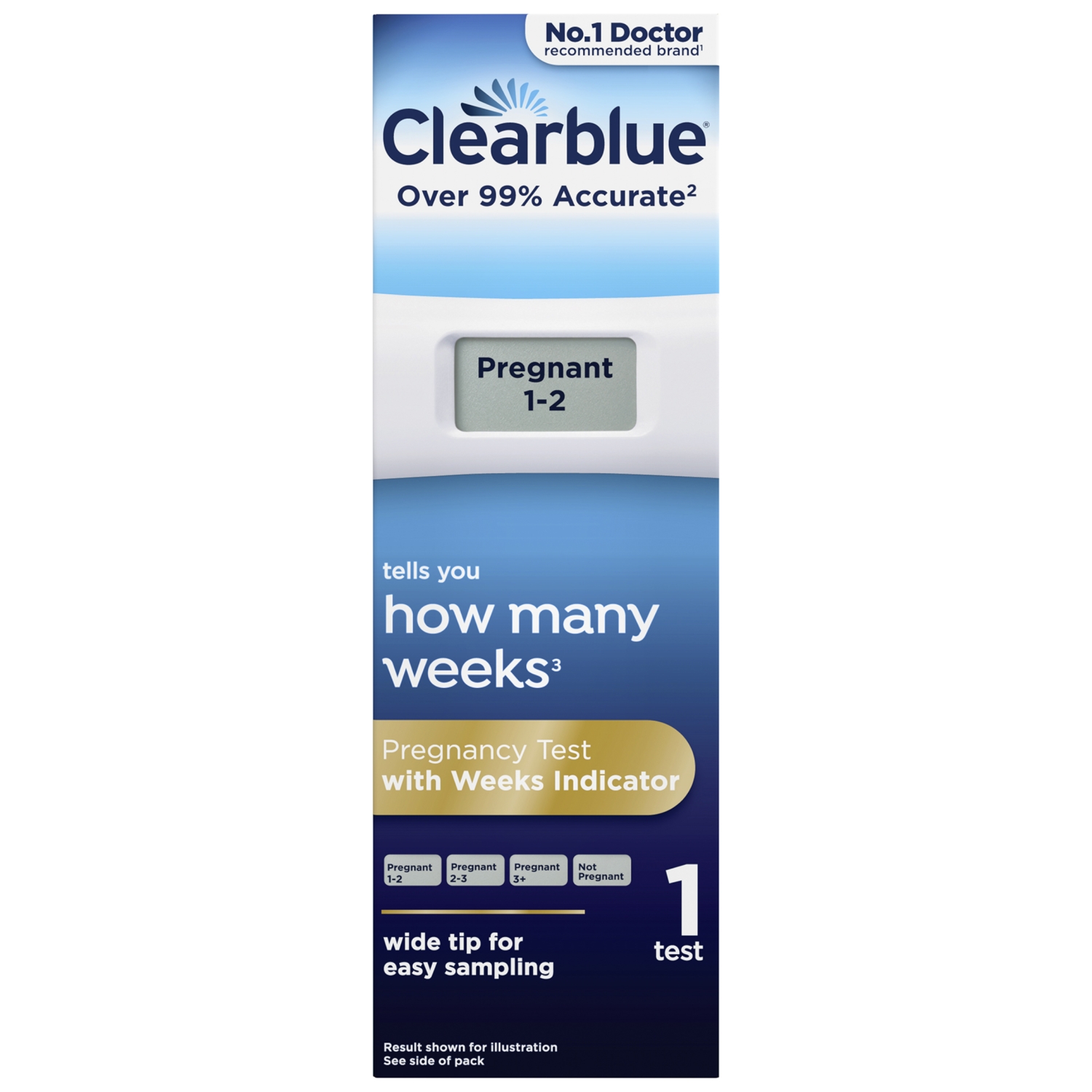 CLEAR BLUE DIGTAL PREGNANCY TEST - Image 1