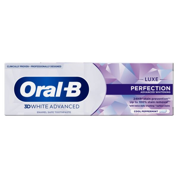 ORAL-B 3D WHITE LUXE PERFECTION TOOTHPASTE 75ML
