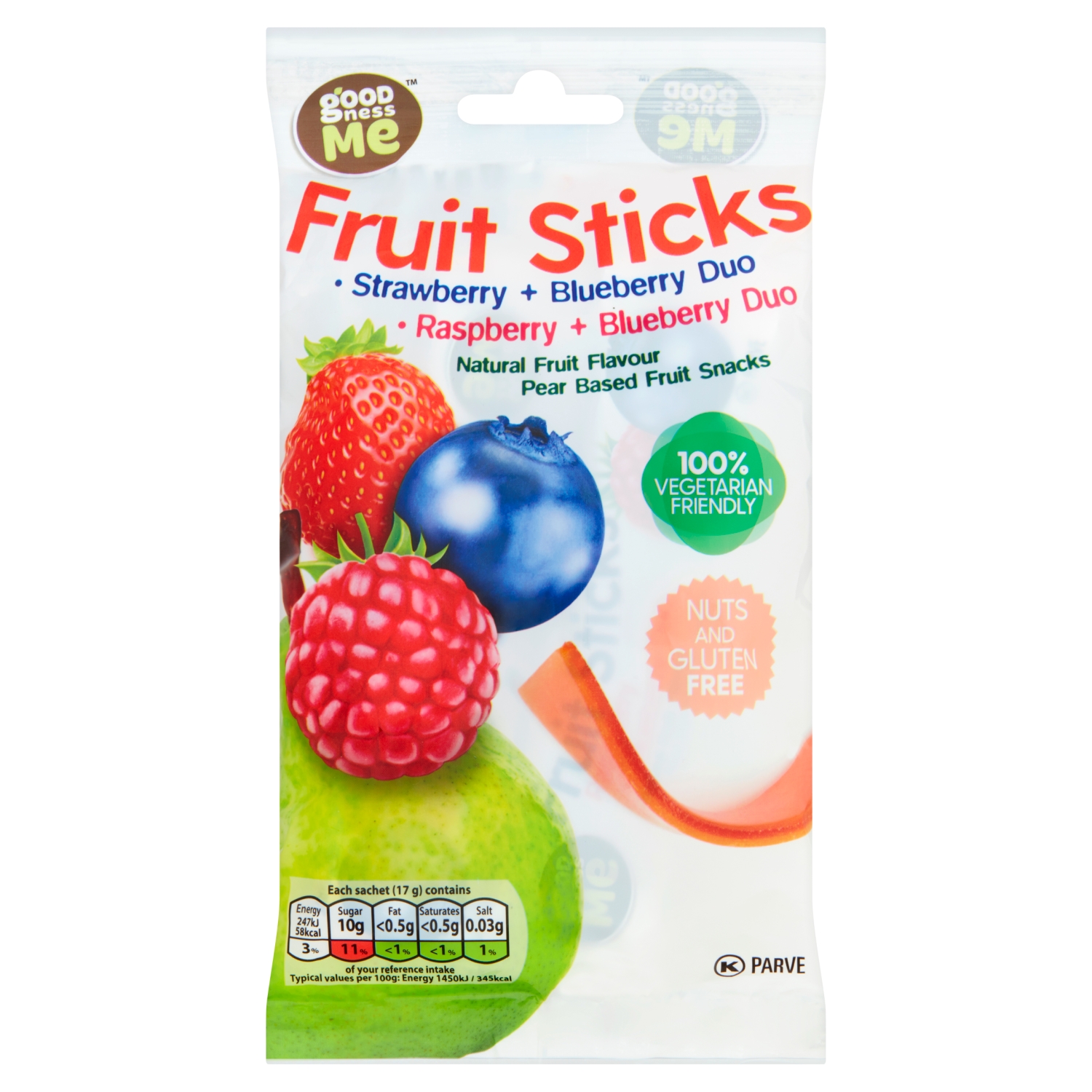 GOODNESS ME FRUIT STICKS 102G - Image 1