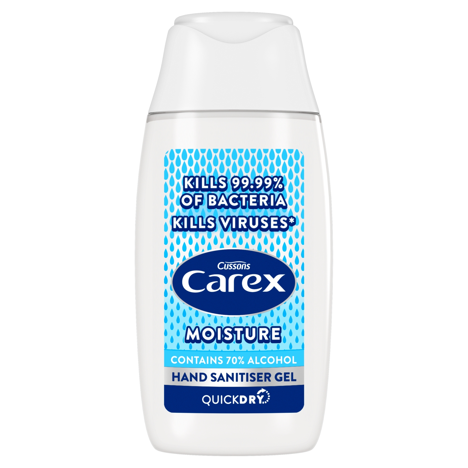 CUSSONS CAREX PROTECTS MOISTURE PLUS HAND GEL 50ML - Image 1