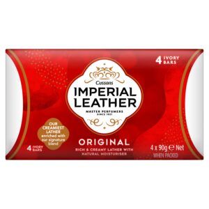 5000101513824_0.jpg IMPERIAL LEATHER BAR SOAP ORIGINAL 4 X 90G