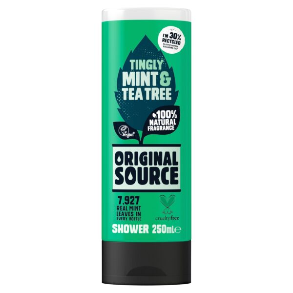 ORIGINAL SOURCE SHOWER GEL TEETREE & MINT 250ML