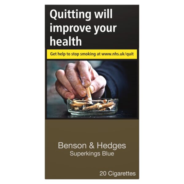 BENSON & HEDGES SUPERKINGS BLUE 20 CIGARETTES