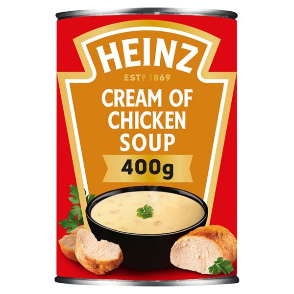 HEINZ CREAM OF CHICKEN SOUP 400G