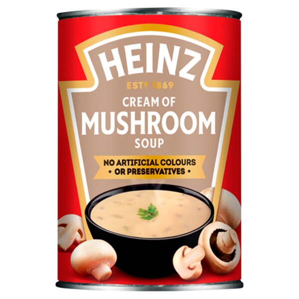 HEINZ CREAM OF MUSHROOM SOUP 400G