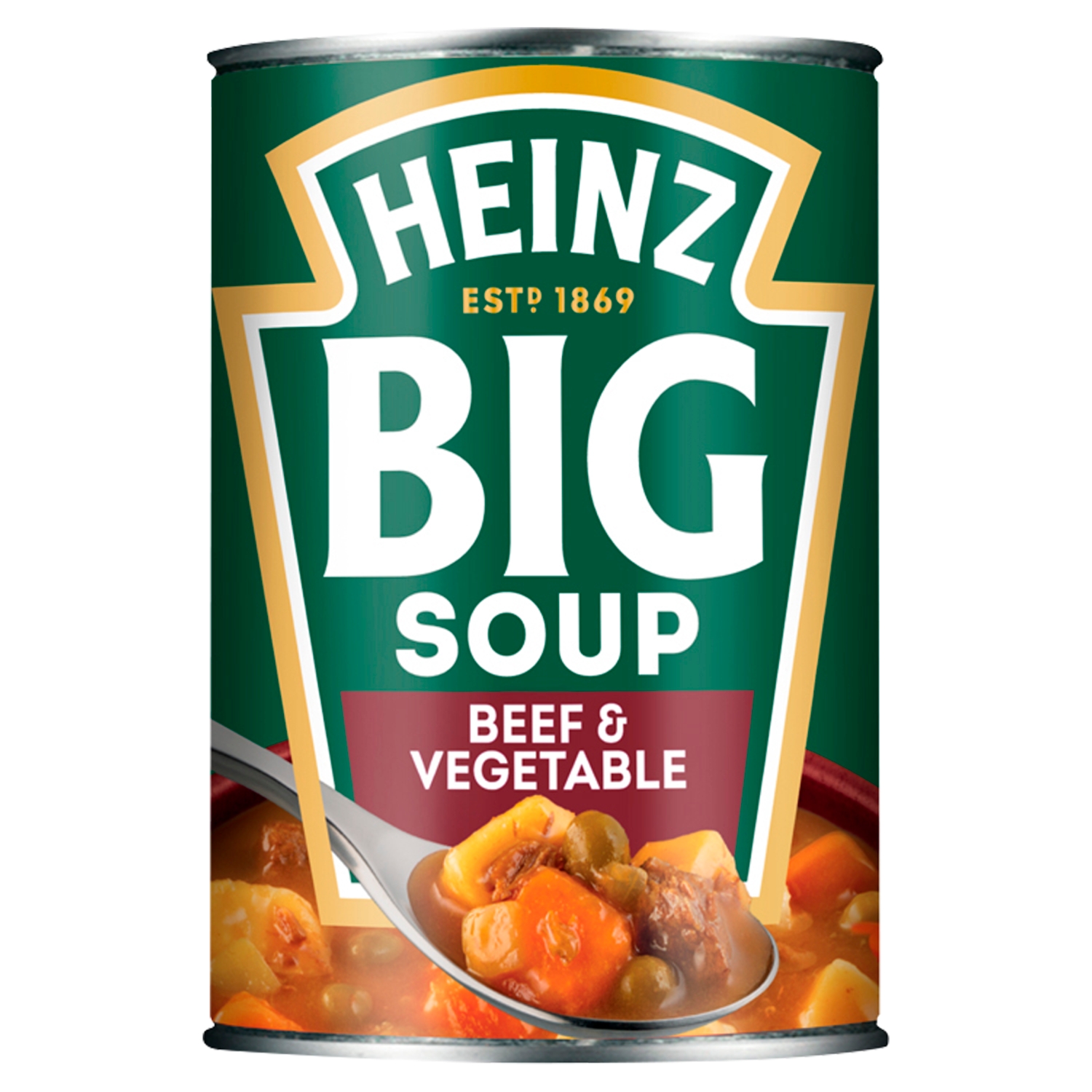 HEINZ BIG SOUP BEEF & VEG 400G - Image 1
