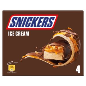 SNICKERS BAR ICE CREAM 4X45.6G