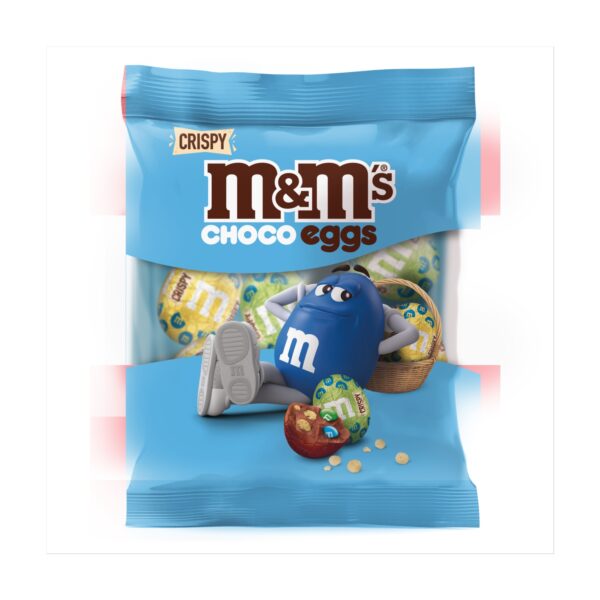 M&MS CRISPY MINI EGGS BAG 72G