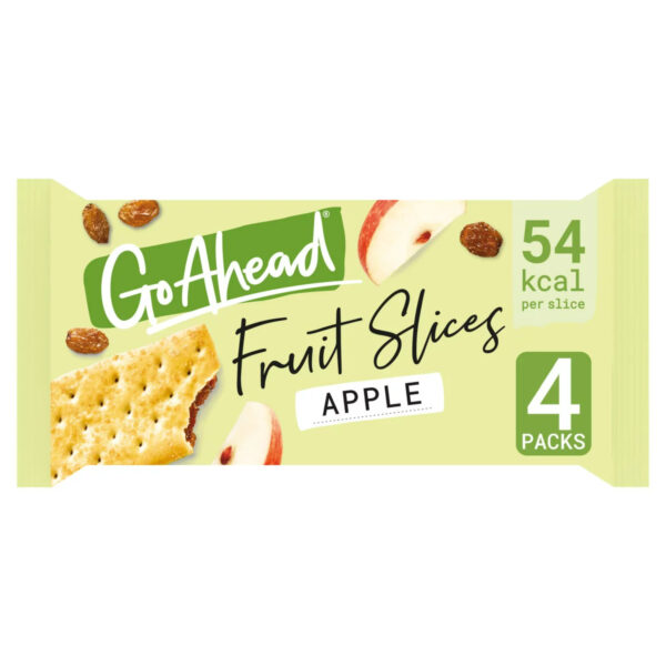 GO AHEAD APPLE CRISPY FRUIT BARS 4X44G