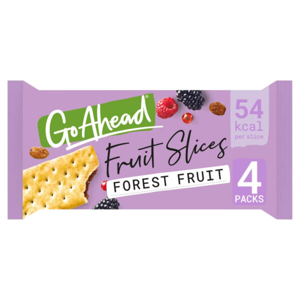 GO AHEAD FOREST FRUIT CRISPY FRUIT BARS 4X44G