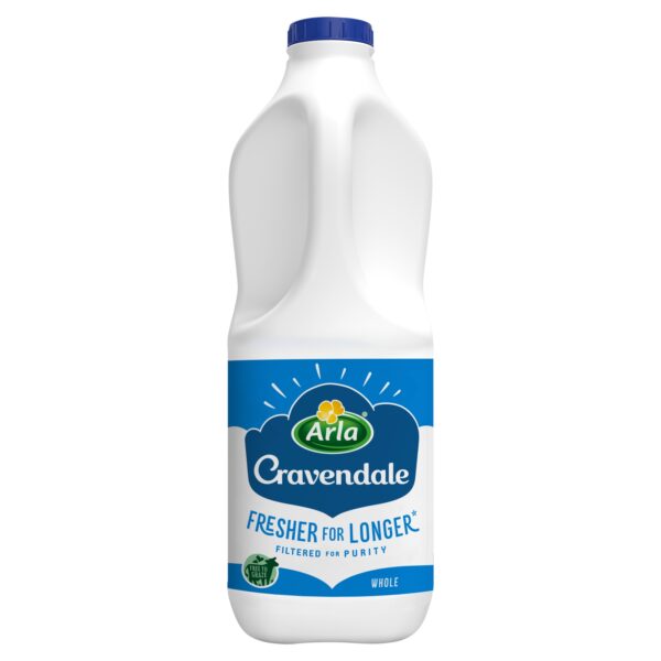 CRAVENDALE WHOLE MILK 2L
