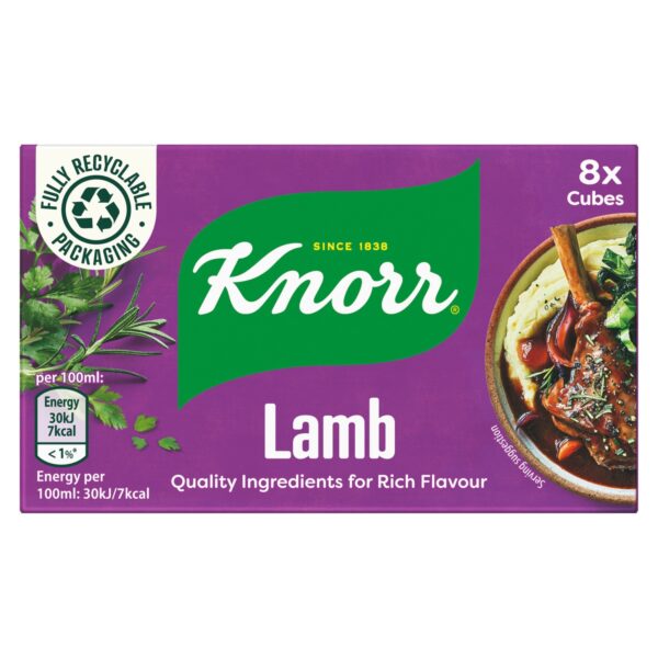 KNORR STOCK CUBES LAMB 8S