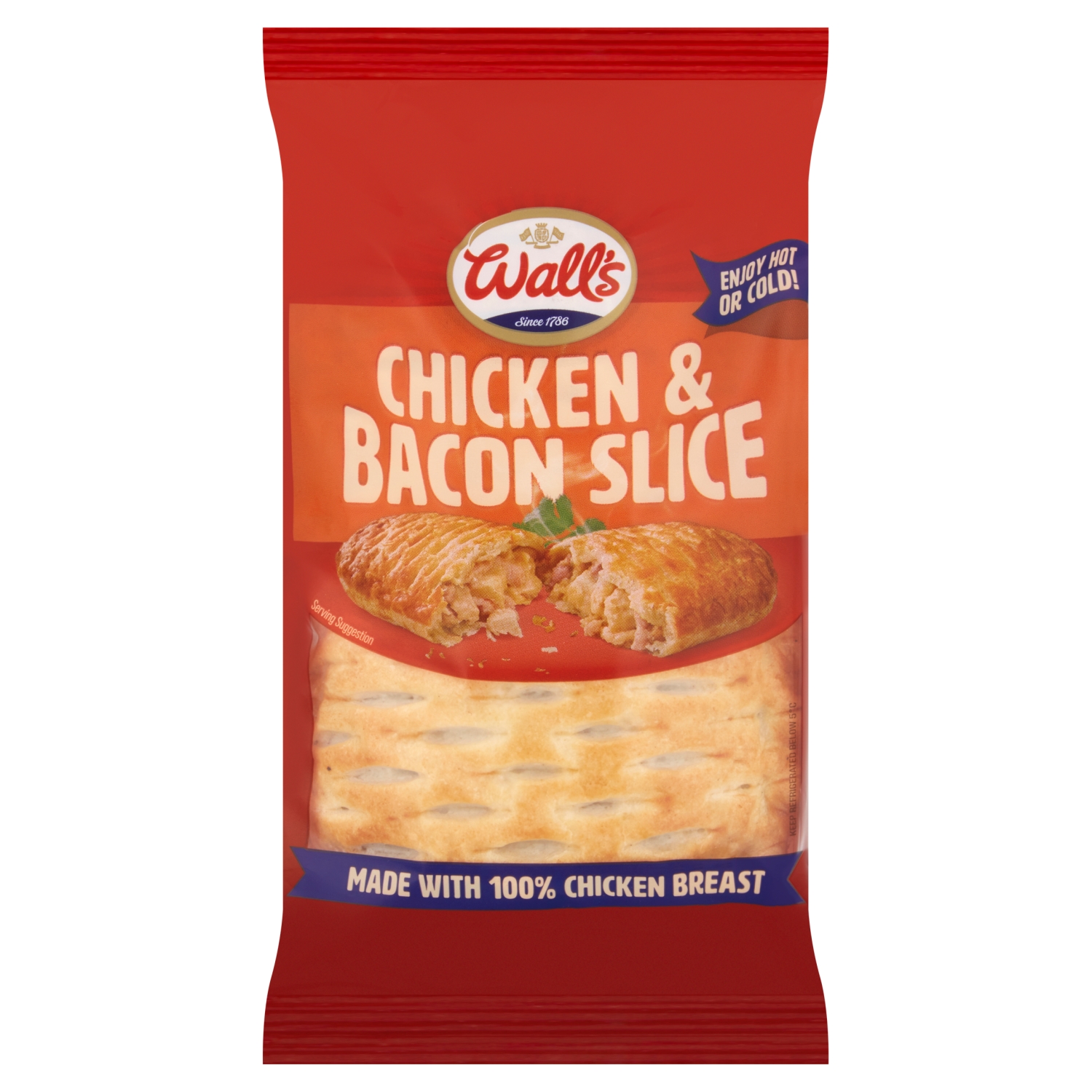 WALLS CHICKEN & BACON SLICE 180G - Image 1