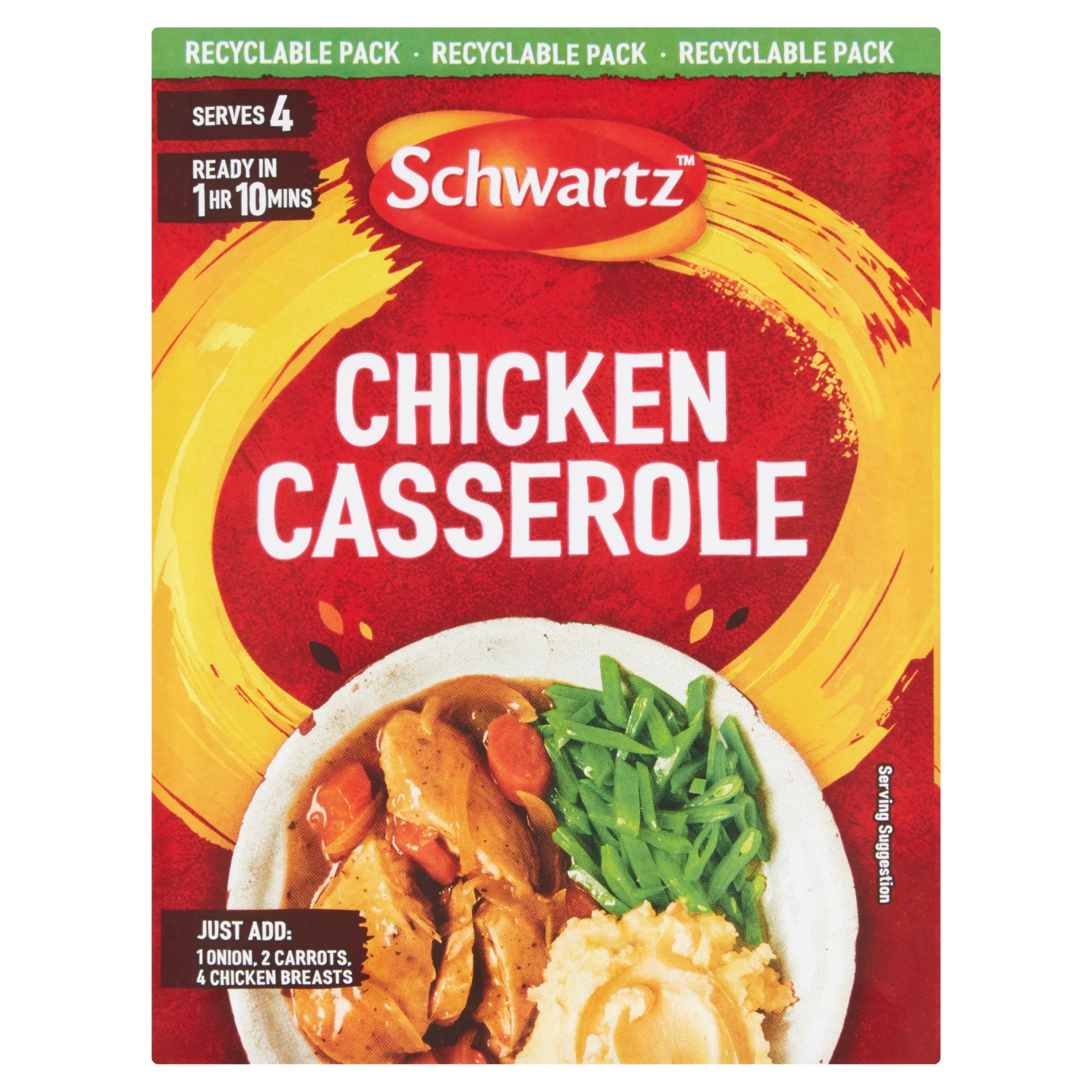 SCHWARTZ AUTHENTIC MIX CHICKEN CASSEROLE 36G - Image 1
