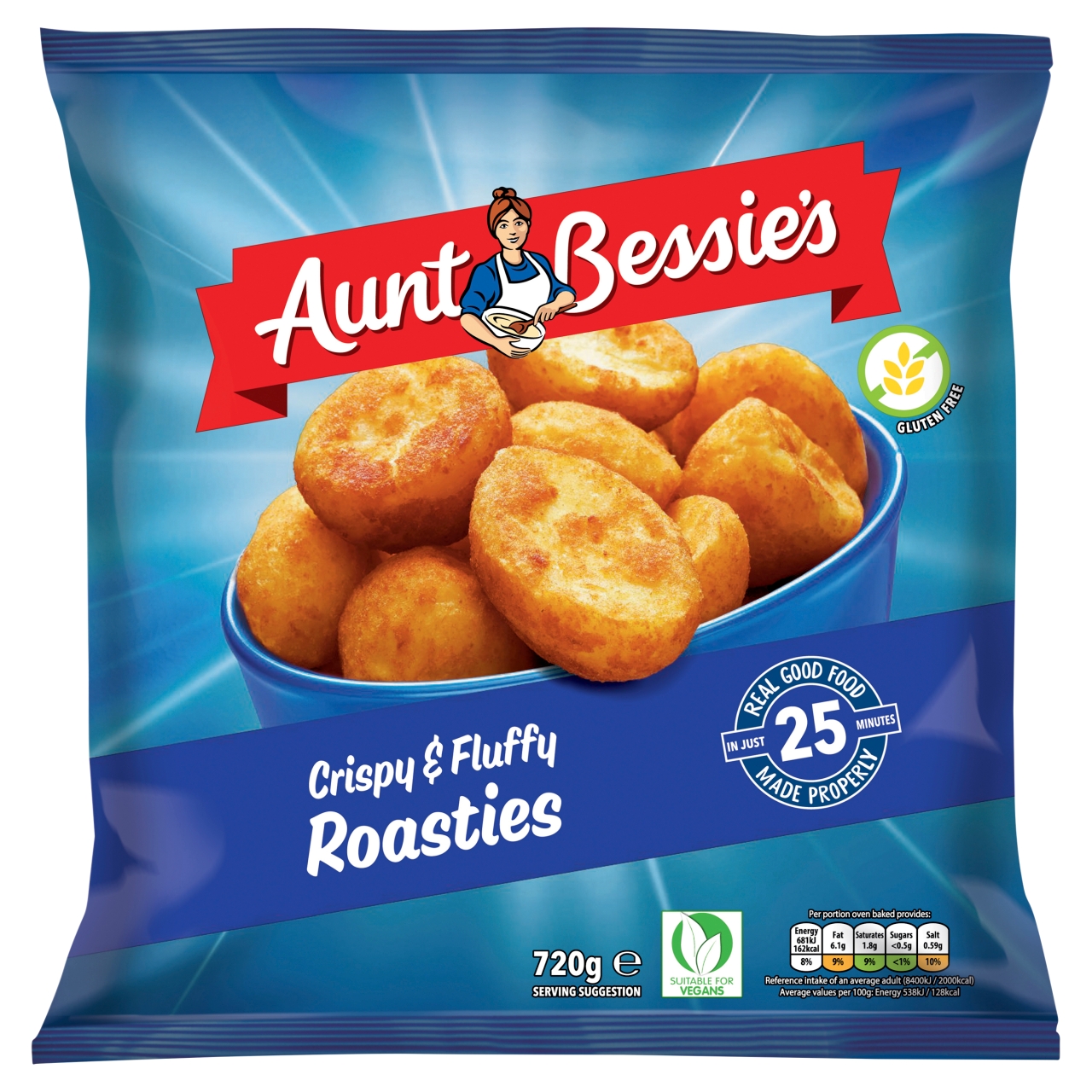 AUNT BESSIES ROASTIES 720G - Image 1