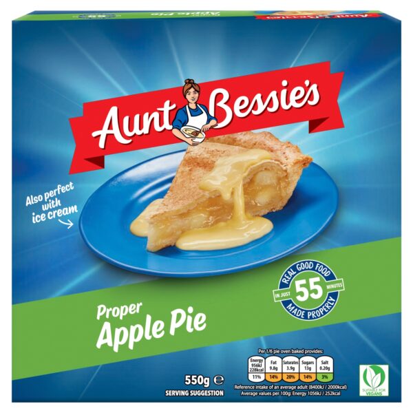 AUNT BESSIES APPLE PIE 550G