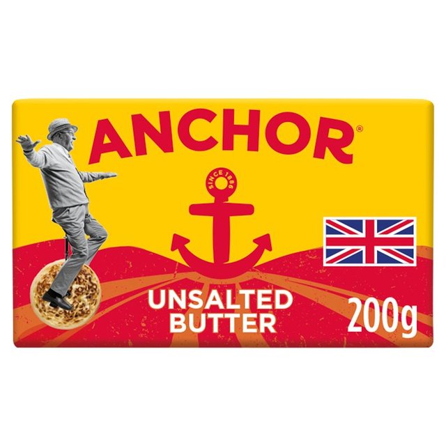 ANCHOR UNSALTED BUTTER 200G - Image 1