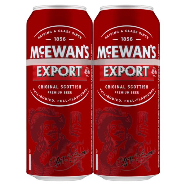 MCEWANS EXPORT 4X500ML 4.5%