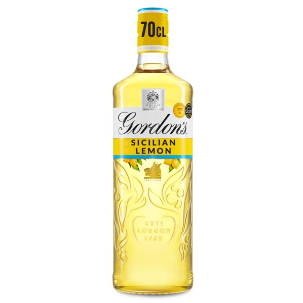 GORDONS SICILIAN LEMON DISTILLED GIN 70CL