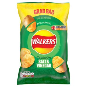 WALKERS SALT & VINEGAR 45G