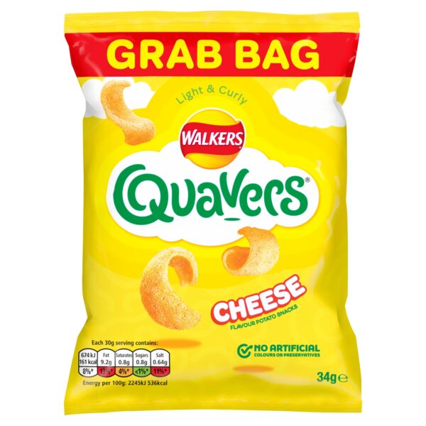 QUAVERS CHEESE 34G