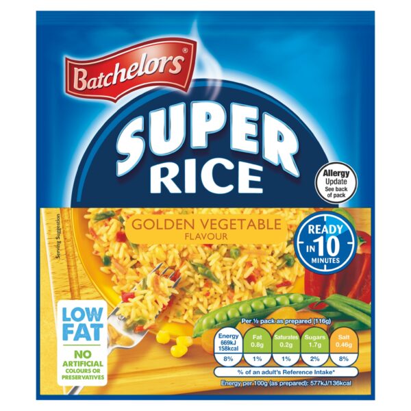 BATCHELORS SUPER RICE GOLDEN VEGETABLE FLAVOUR 90G