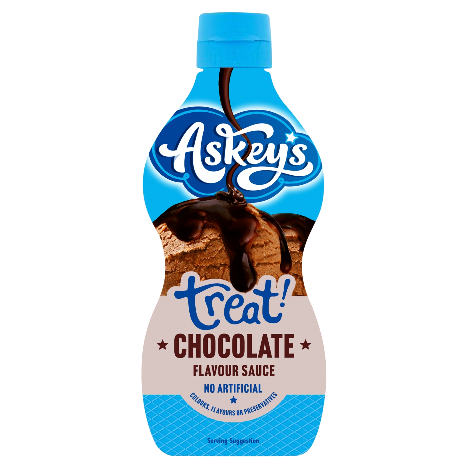 ASKEYS TREAT CHOCOLATE FLAVOUR TOPPING 325G - Image 1
