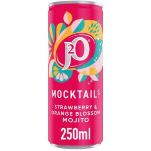 J2O MOCKTAIL STRAWB & ORG BLOSSOM MOJITO 250ML