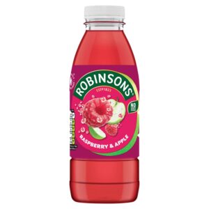 5010102243705_0.jpg ROBINSONS READY TO DRINK RASPBERRY & APPLE 500ML