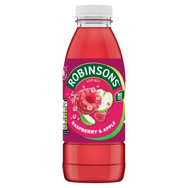 ROBINSONS READY TO DRINK RASPBERRY & APPLE 500ML