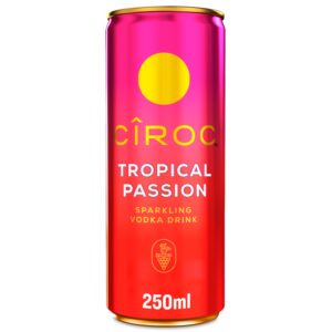 5010103947435_0.jpg CIROC TROPICAL PASSION SPARKLING VODKA DRINK 250ML