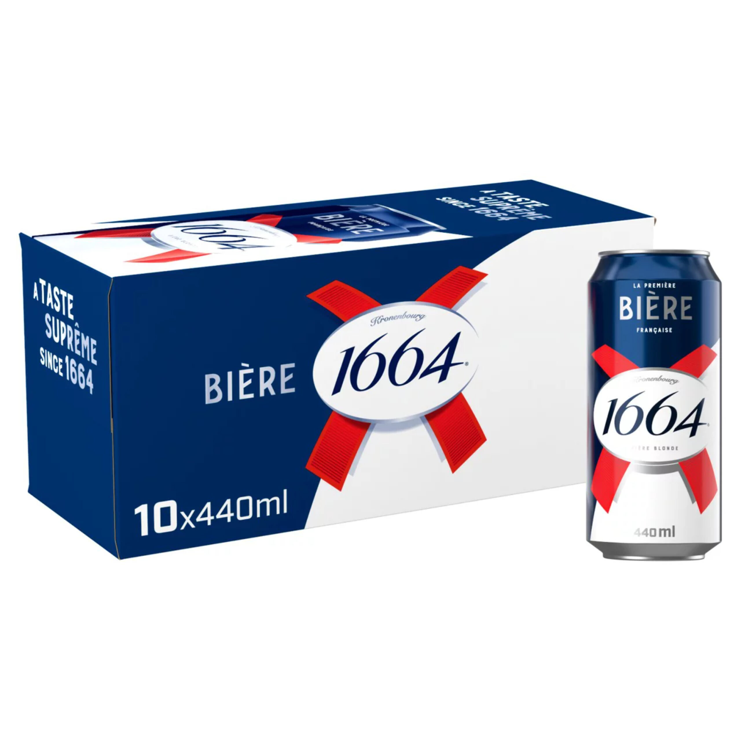 KRONENBOURG 1664 10 X 440ML - Image 1