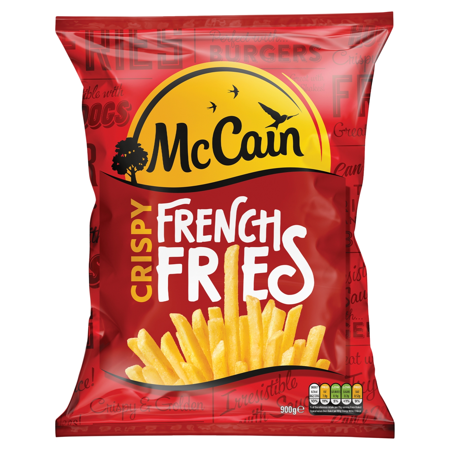 MCCAIN FRENCH FRIES CRISPY 900G - Image 1