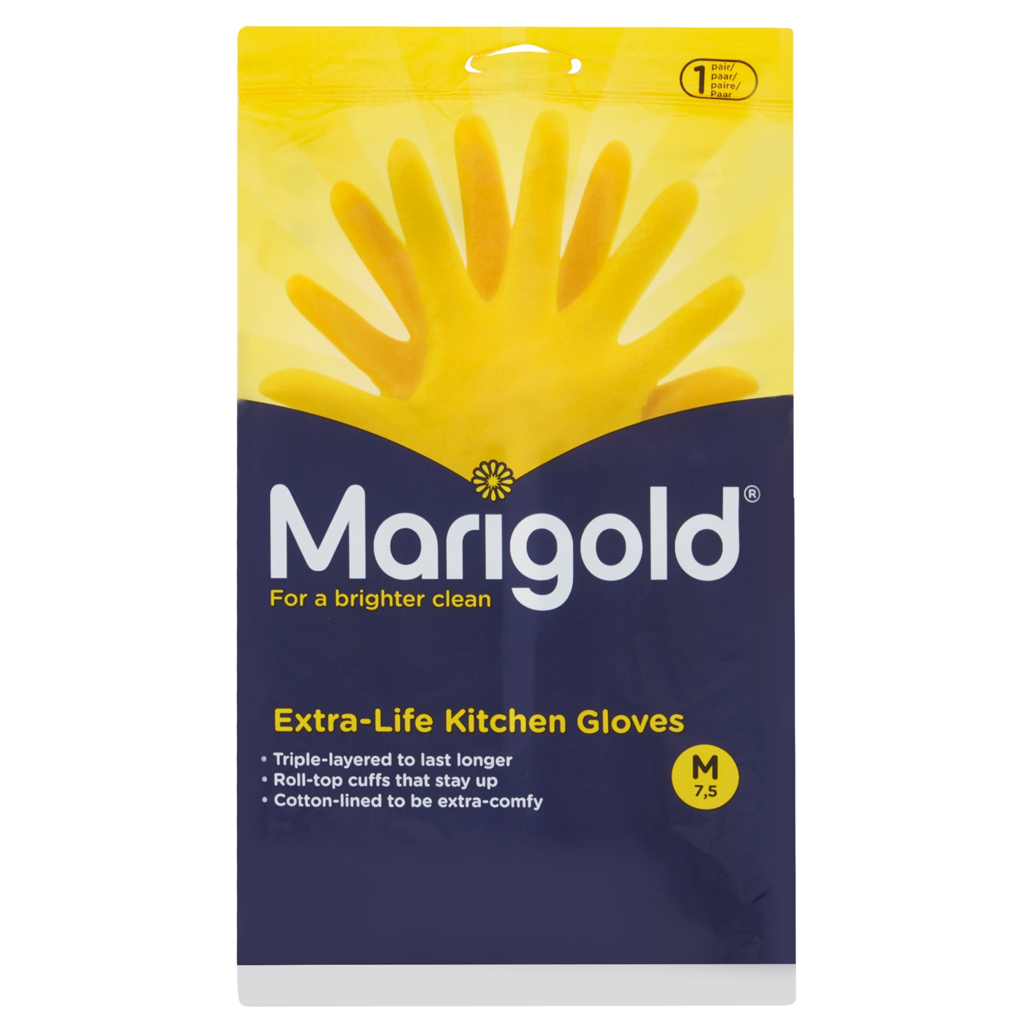 MARIGOLD KITCHEN GLOVE MED - Image 1