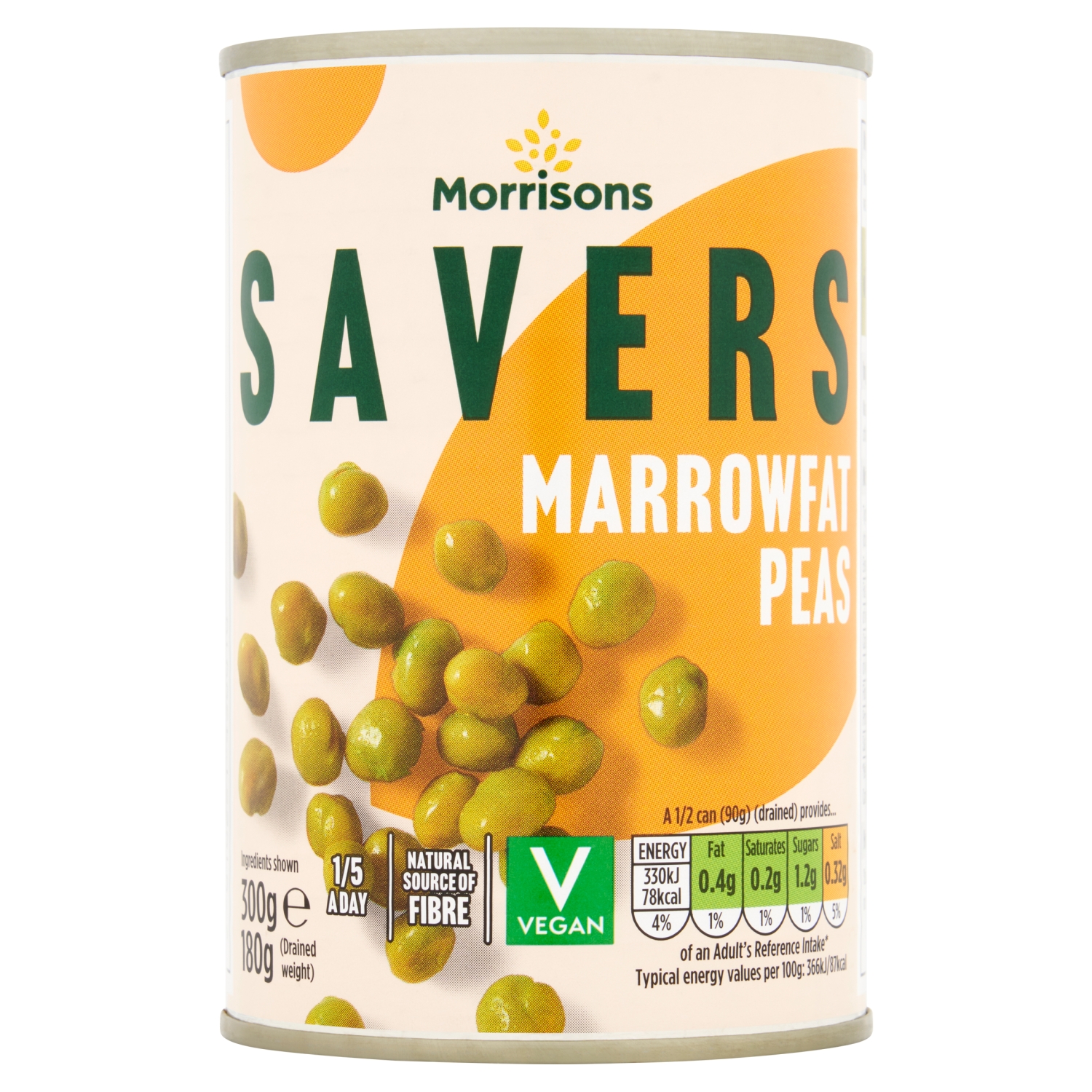 M SAVERS MARROWFAT PEAS 300G - Image 1