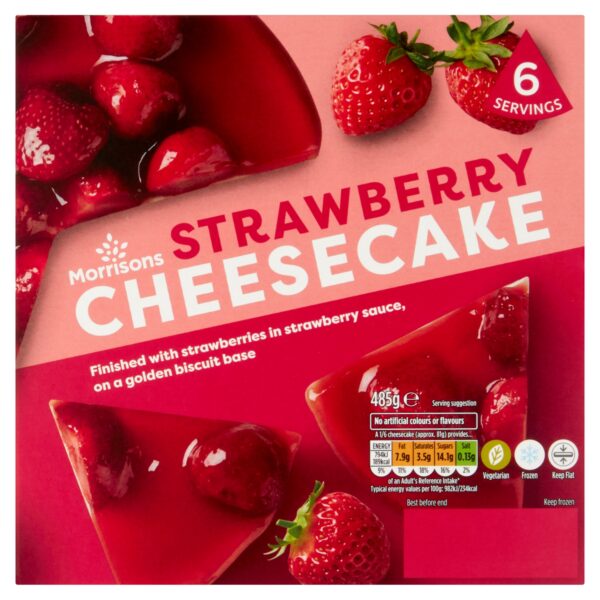M STRAWBERRY CHEESECAKE 485G