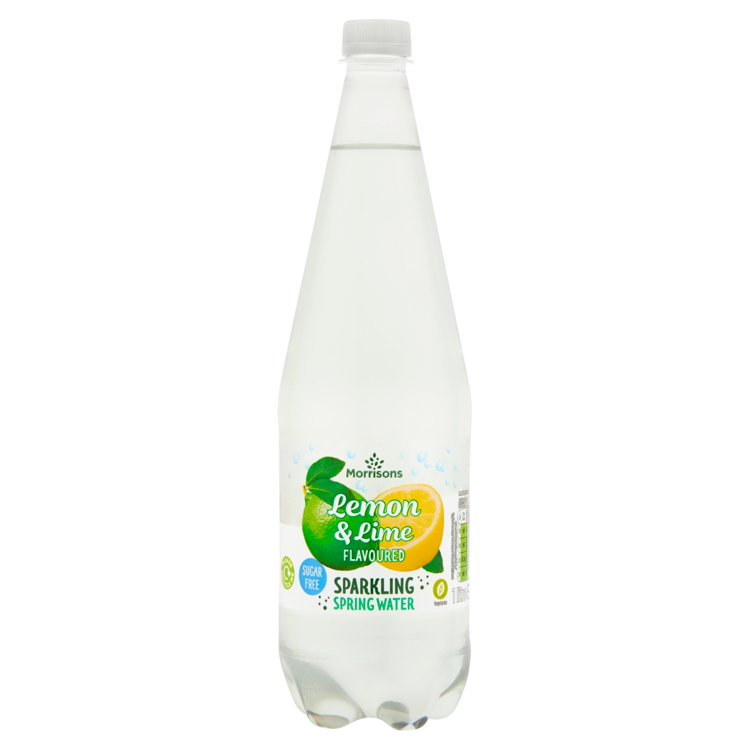M SPARKLING LEMON & LIME WATER 1L - Image 1